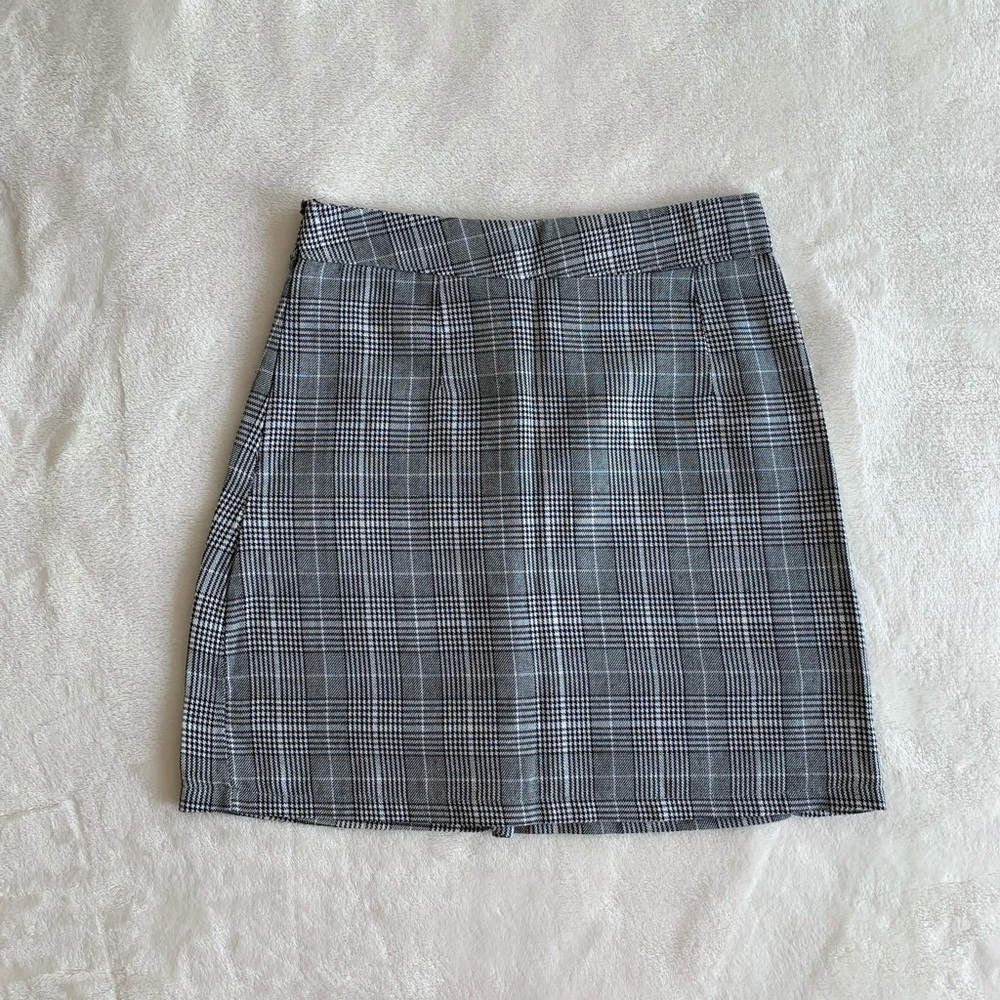 Mini Skirt Checkered Gingham Houndstooth